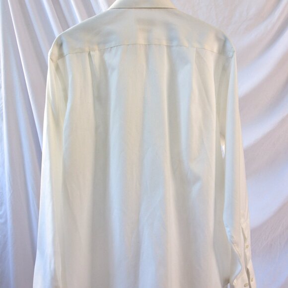 Slim Fit White Calvin Klein Shirt. - Picture 3 of 4
